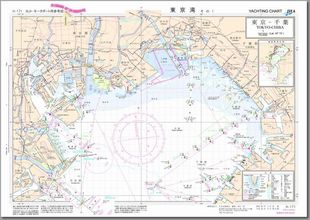 帆船、汽艇用参考图 H-171W 「东京 - 千叶」