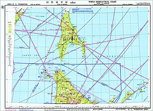 Aeronautical Chart 228l "International Aeronautical Chart WAKKANAI"