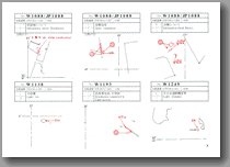 Chart Correction Tracings