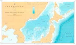 日本近海　海底地形図　第1