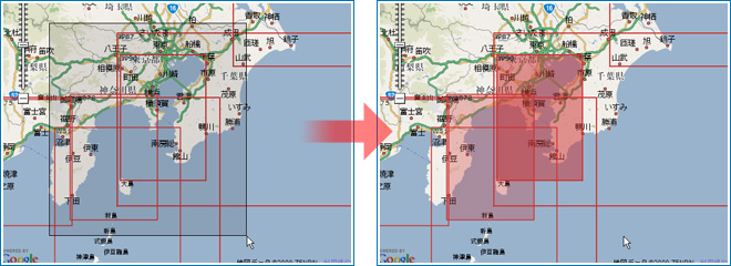 商品選択(地図)