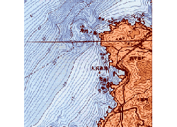 海底地形図5万分の1