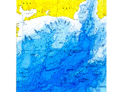 大陸棚の海の基本図