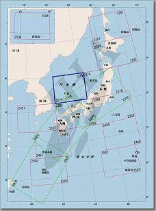 国際航空図 隠岐