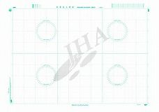 位置記入用図 緯度 00°00'～08°00'