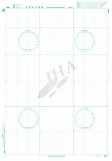 位置記入用図 緯度 61°00'～66°40'