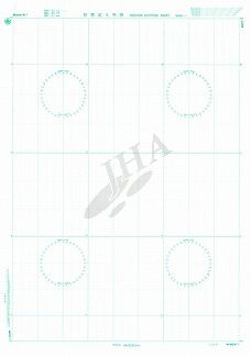 位置記入用図 緯度 70°40'～74°30'