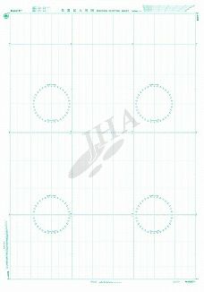 位置記入用図 緯度 74°10'～77°20'