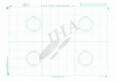 位置記入用図 緯度 15°00'～23°00'