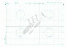 位置記入用図 緯度 36°00'～42°40'