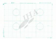 位置記入用図 緯度 42°00'～48°00'