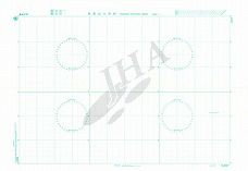 位置記入用図 緯度 42°00'～48°00'