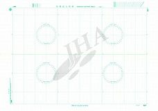 位置記入用図 緯度 52°20'～57°20'