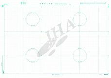 位置記入用図 緯度 38°15'～41°05'