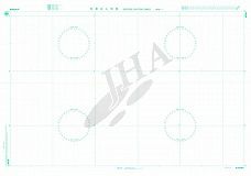 位置記入用図 緯度 38°15'～41°05'