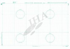 位置記入用図 緯度 48°15'～50°35'