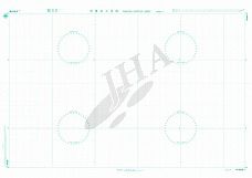 位置記入用図 緯度 50°25'～52°40'