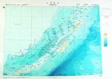 南西諸島(海底地形図)