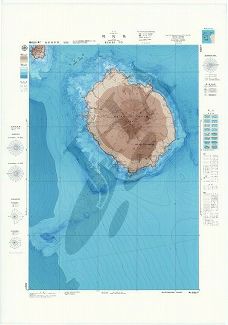 利尻島 (海底地形図)