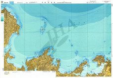 若狭湾西部 (海底地形図)