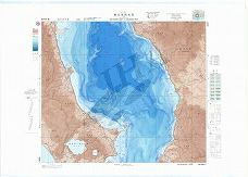 鹿児島湾南部 (海底地形図)