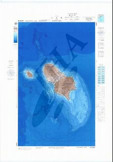 八丈島 (海底地形図) [6365-8C] | 海図ネットショップ | 日本