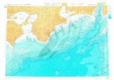 東海・紀伊沖(海底地形図)