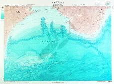 紀伊水道南方(海底地形図)