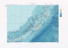 南西諸島(海底地形図)
