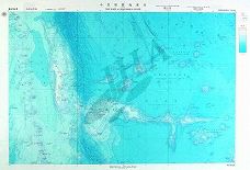 小笠原群島東方(海底地形図)