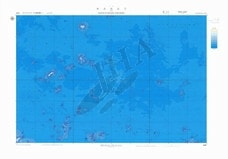 南鳥島北方(海底地形図)