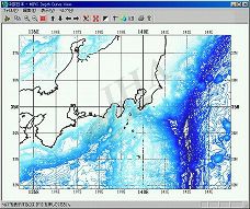 日本近海100m等深線データ(中部日本海域)