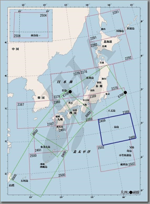 国際航空図 鳥島 - ウインドウを閉じる