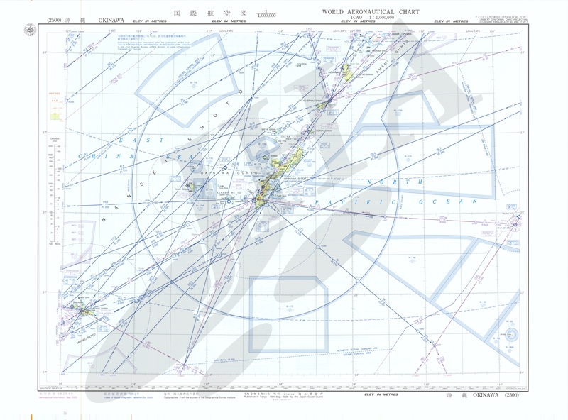 国際航空図 沖縄 - ウインドウを閉じる