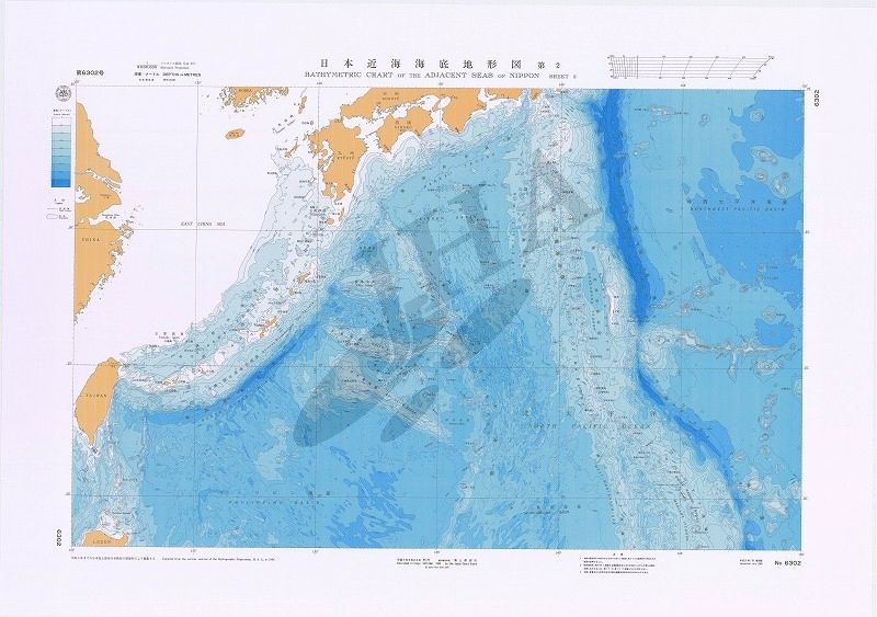 日本近海海底地形図 第２ - ウインドウを閉じる