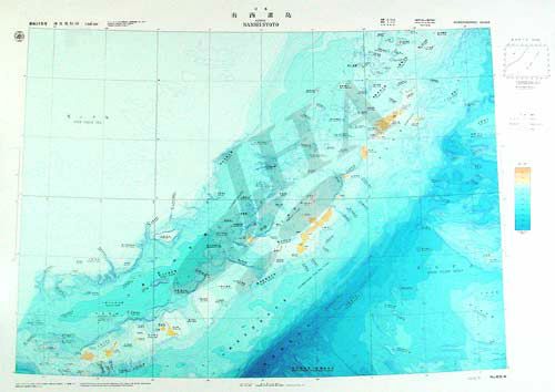 南西諸島(海底地形図) - ウインドウを閉じる