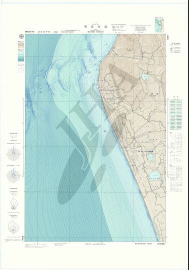 利尻水道 (海底地形図) - ウインドウを閉じる