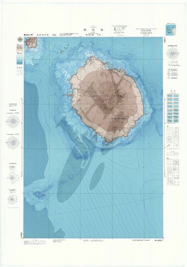 利尻島 (海底地形図) - ウインドウを閉じる