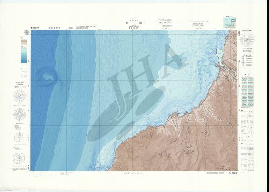 留萌 (海底地形図) - ウインドウを閉じる