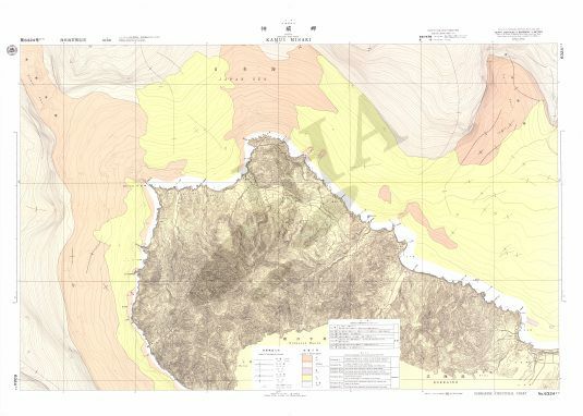 神威岬 (海底地質構造図) - ウインドウを閉じる