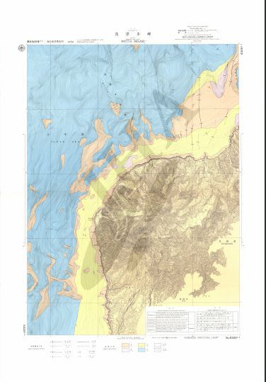 茂津多岬 (海底地質構造図) - ウインドウを閉じる