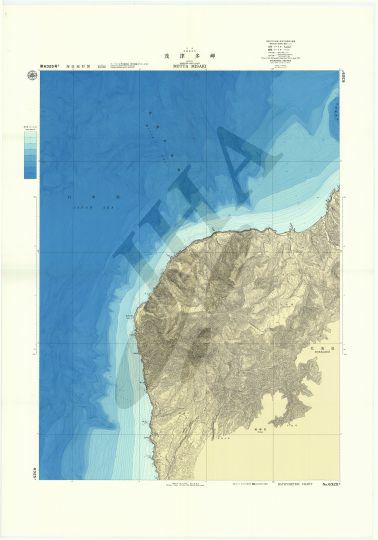 茂津多岬 (海底地形図) - ウインドウを閉じる