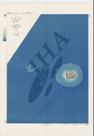 松前大島 (海底地形図) - ウインドウを閉じる