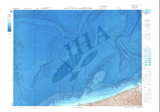 糸魚川西部 (海底地形図) - ウインドウを閉じる