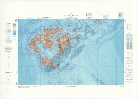 隠岐南部 (海底地形図) - ウインドウを閉じる