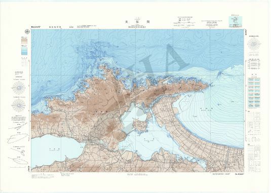 美保関 (海底地形図) - ウインドウを閉じる