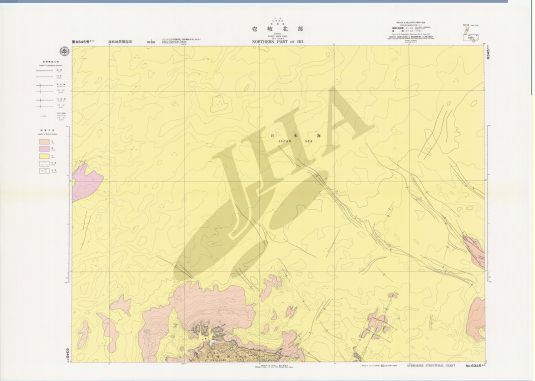 壱岐北部 (海底地質構造図) - ウインドウを閉じる