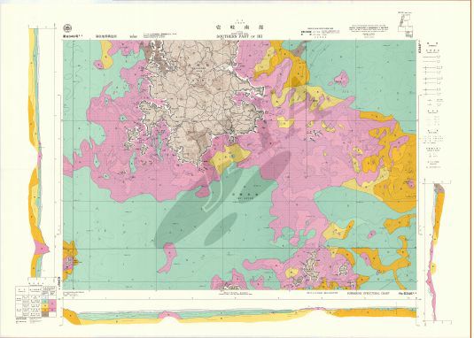 壱岐南部 (海底地質構造図) - ウインドウを閉じる