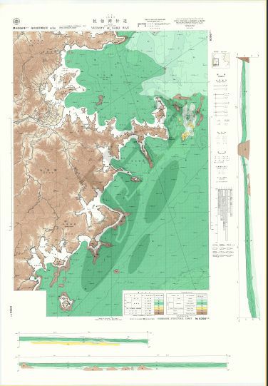 佐伯湾付近 (海底地質構造図) - ウインドウを閉じる