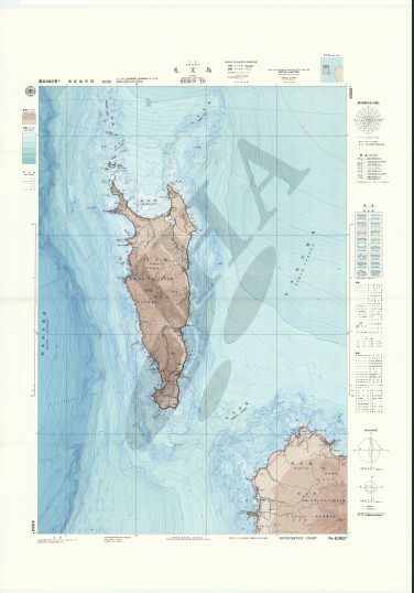 礼文島 (海底地形図) - ウインドウを閉じる